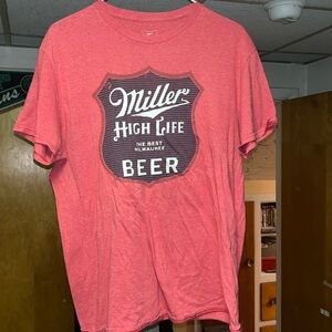 Men’s Large Miller High Life Red T-Shirt